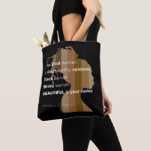 Tote "Ebony Woman" Draagtas (Dichtbij)