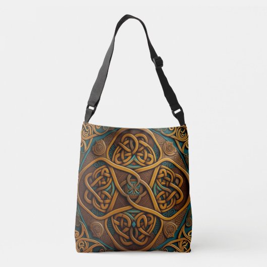 Tote estilo Celta - Design #1 Crossbody Tas (Achterkant)