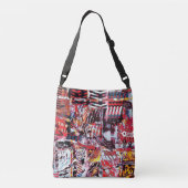 Tote – Fragmented Pulse Crossbody Tas (Achterkant)