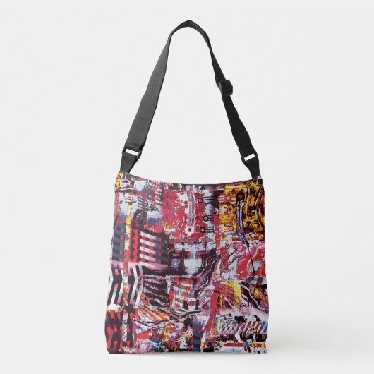 Tote – Fragmented Pulse Crossbody Tas (Voorkant)