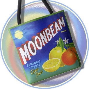 TOTE - Moonbeam - Citrusvruchten - 2-zijdig Draagtas
