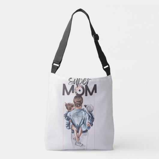 Tote Sac Ajustable - Super Maman (Devant)