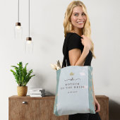 Tote Sac de Mère de la Mariée | Vert Sauge et Or