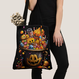 Tote Tas Betoverde Halloween Snoepjes