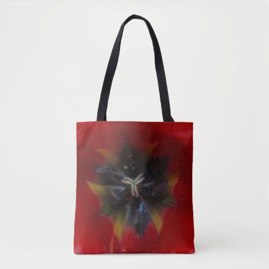 Tote Tas Rood & Zwart (Voorkant)