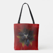 Tote Tas Rood & Zwart (Achterkant)