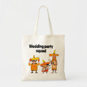 tote vrijgezellenfeest of bruiloftsfeest bag (Voorkant)