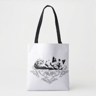 Tote with cat draagtas
