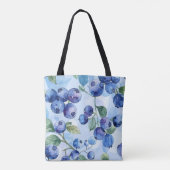 Totebag Bosbessen - All over print Draagtas (Achterkant)