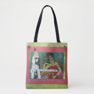Totebag.. IK WAS NOOIT BEDOELD OM TE WERKEN. Draagtas