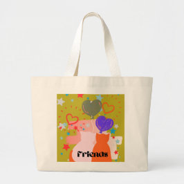 Totebags voor vrienden grote tote bag