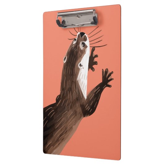 Totem amblonyx otter klembord (Links)