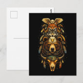 Totem Ascendant Briefkaart (Voorkant / Achterkant)