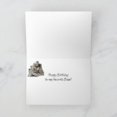 Totem de l'ours, guide animalique Carte d'annivers (Intérieur)