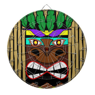 Totem met Bamboo Luau Party Dartbord