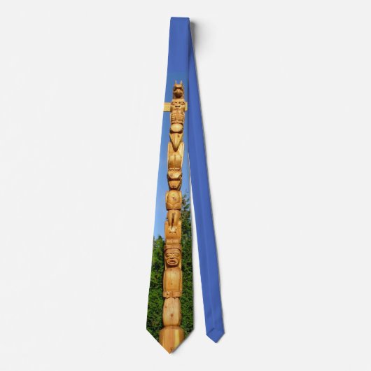 Totem Pole Cravate Premières nations Cravate d'art (Devant)