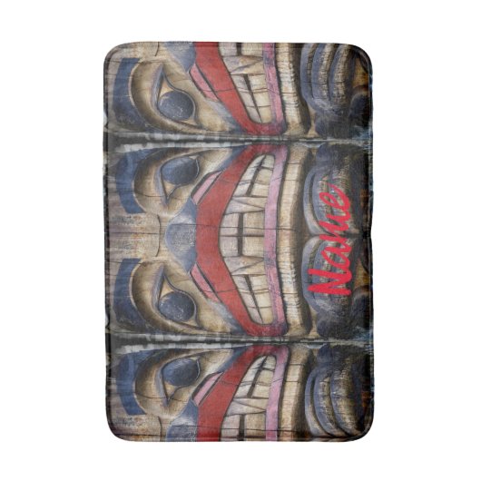 Totem Pole Face Thunder_Cove Badmat (Voorkant Verticaal)
