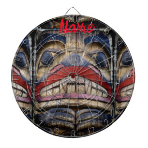 Totem Pole Face Thunder_Cove Dartbord