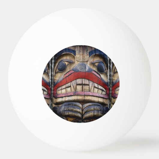 Totem Pole Face Thunder_Cove Pingpongballen (Achterkant)