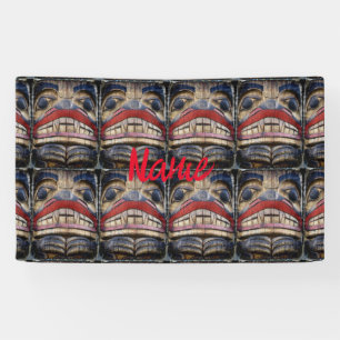 Totem Pole Face Thunder_Cove Spandoek