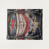 Totem Pole Face Thunder_Cove Wandkleed (Voorkant (horizontaal))