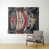 Totem Pole Face Thunder_Cove Wandkleed (In Situ (horizontaal))