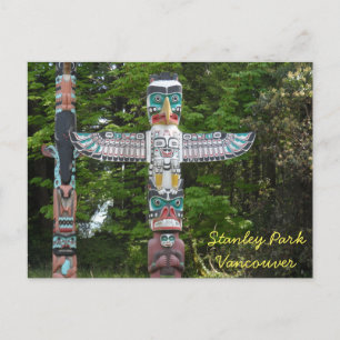 Totem Poles - Stanley Park, Vancouver Briefkaart
