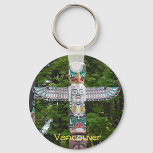 Totem Poles - Stanley Park, Vancouver Sleutelhanger