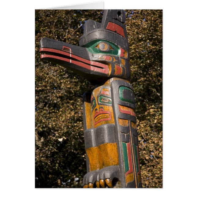 Totem-pool in het park Ottawa, Ontario, Canada (Voorkant)