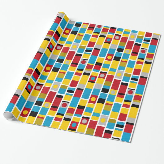 Totem Stripes Cadeaupapier (Uitgerold)