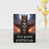 totem verjaardagskaart kaart (Gele Bloem)