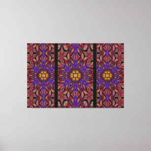 Totem Wilde bloem 8  Canvas Afdruk