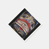 Totempaal Gezicht Thunder_Cove Servet (Hoek)