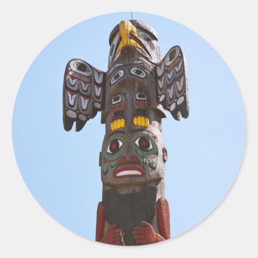 Totempaal Sticker (Voorkant)