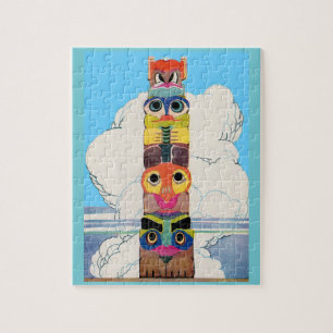 totempaal uit de jaren 20 legpuzzel