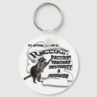 TOTEMS TOTEM RACCOON LEERT DEXTERITY / DISGUISE SLEUTELHANGER