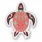 totemschildpad sticker (Voorkant)