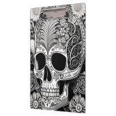 Totenkopf mit Ornamenten Klembord (Links)