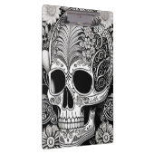 Totenkopf mit Ornamenten Klembord (Rechts)