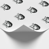 Totenkopf "Punk Rock" Cadeaupapier (Hoek)