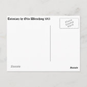 Totentanz Death et la carte postale du garçon (Dos)