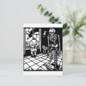 Totentanz Death Markeringen by briefkaart (Staand voorkant)