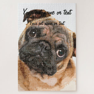 Totes Adore, Young Pug Dog Legpuzzel