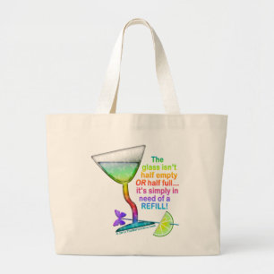 TOTES & BOODSCHAPPENTAS - GLAS HALF VOL