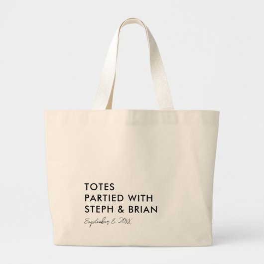 Totes Partitionnées avec un couple, sac de bienven (Devant)