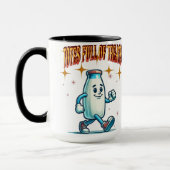 Totes pleines de cures - Drôle Chien Citer Mug (Gauche)