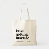 Totes Se marier Mariée Mariée Sac fourre-tout (Devant)