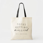 Totes Se marier Sac fourre-tout | Script moderne (Devant)