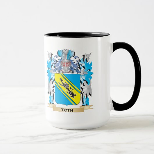 Toth Coat of Arms - Family Crest Mok (Rechts)