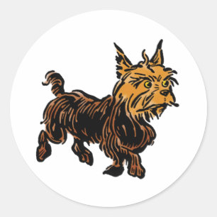 Toto, de schattige puppy hond uit de klassieker 'D Ronde Sticker
